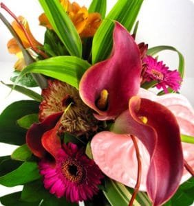 como hacer arreglos de flores exoticas